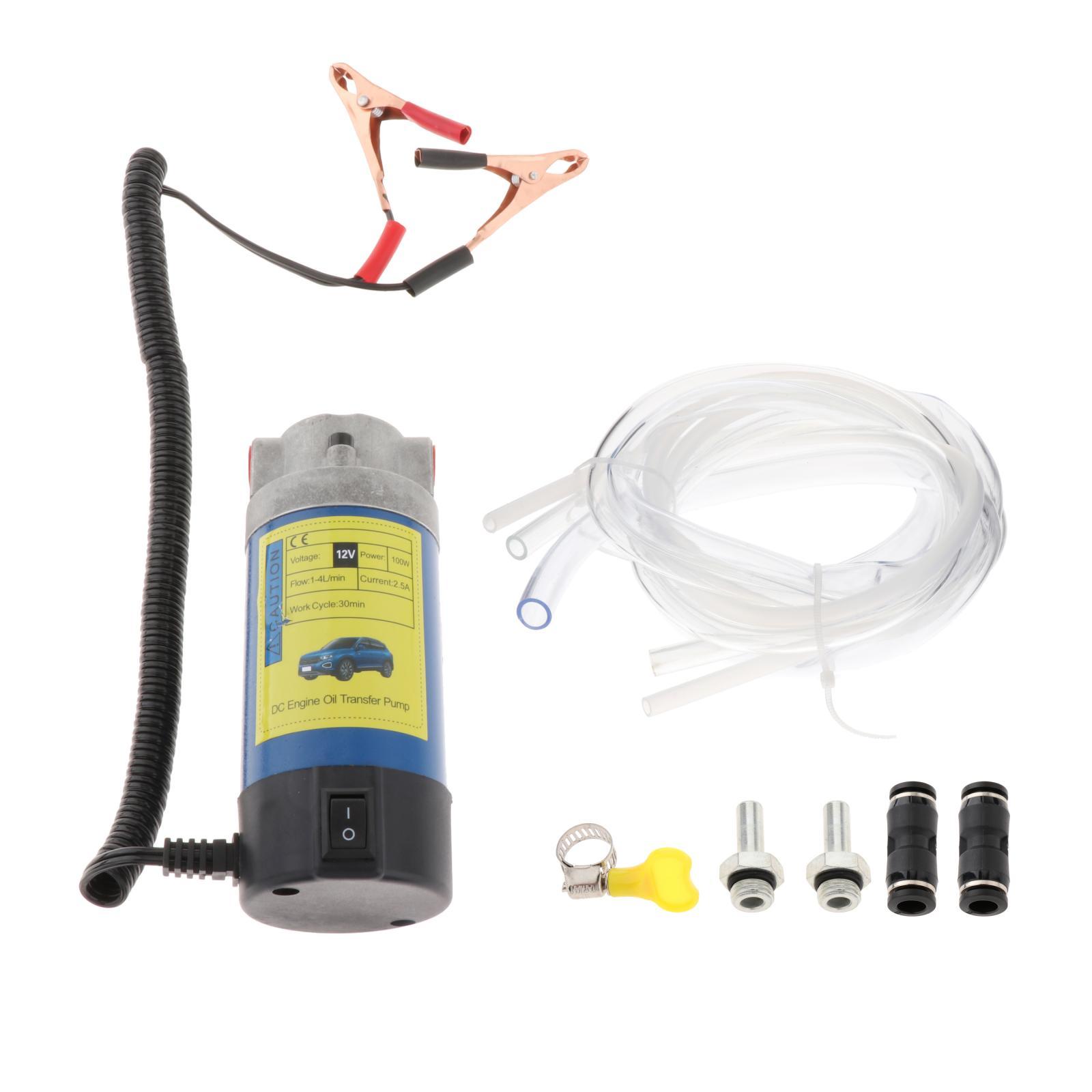 1 Set Electric Transfer Siphon Pump Suction Oil Fuel Siphon Fits for Adults