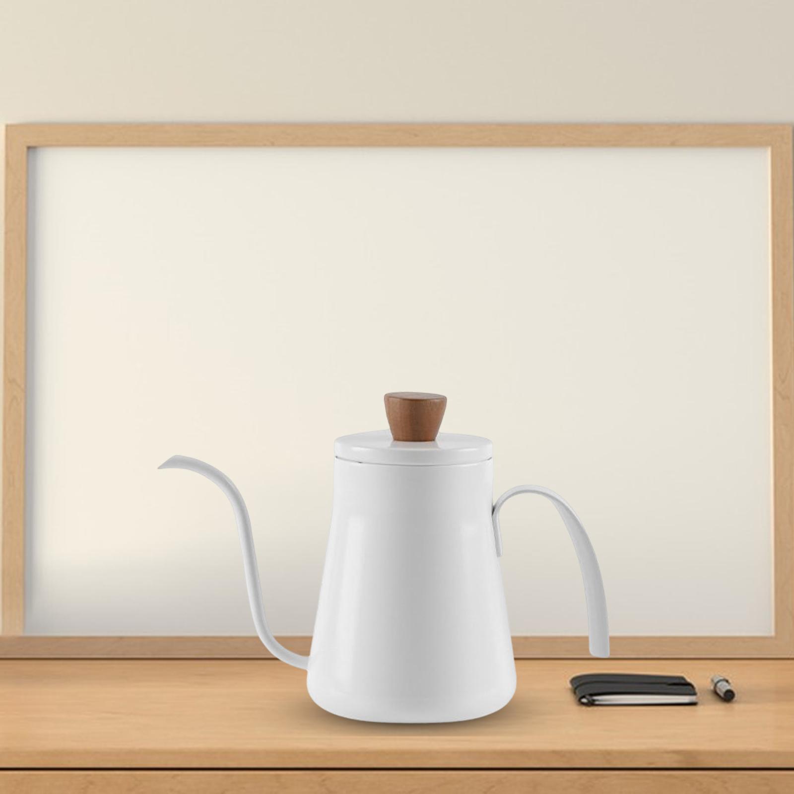 Gooseneck Coffee Kettle Coffee Teapot 400ml for Kitchen, Home, Cafe,