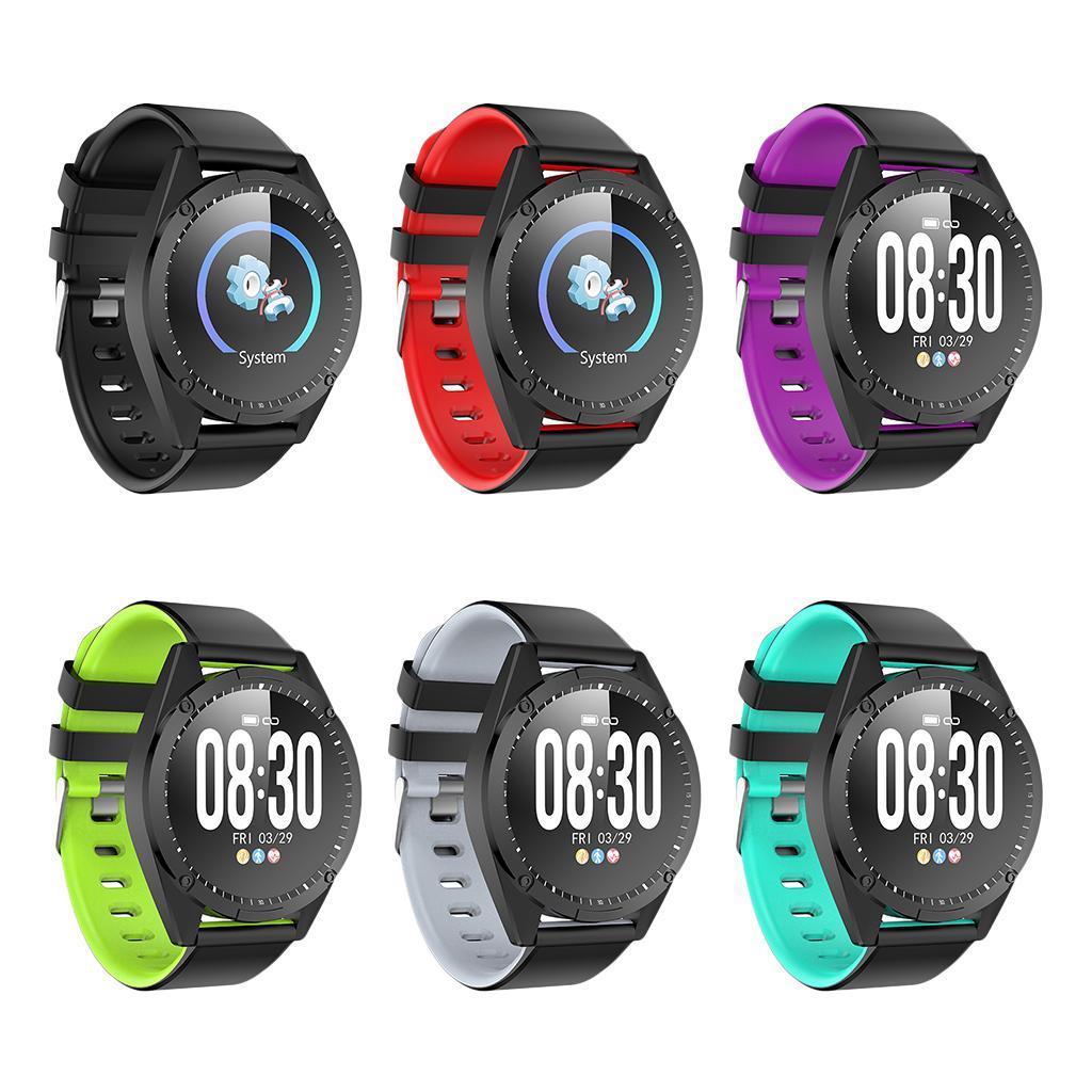 G50 1.3" IP67 Heart Rate Blood Pressure Sleep Monitor Smartwatch Black