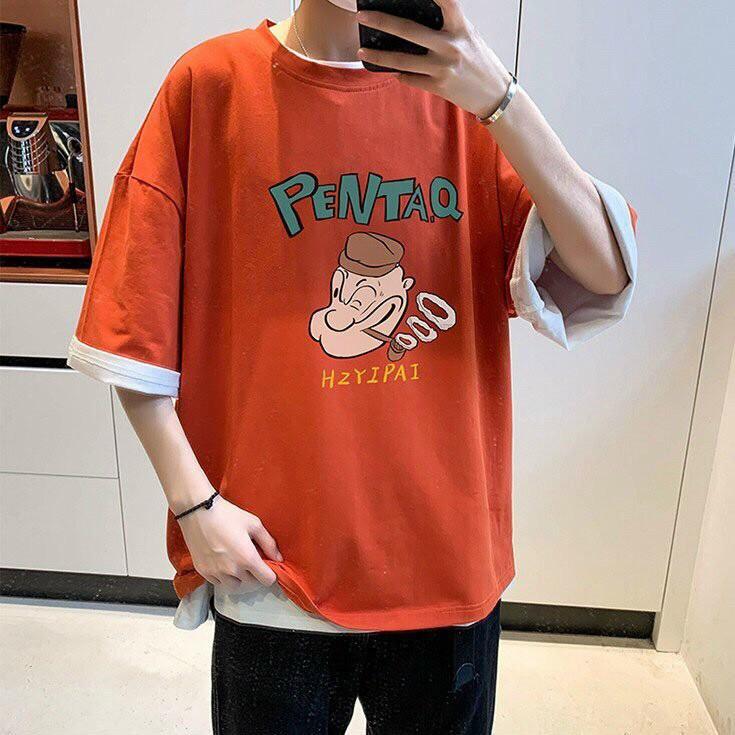 ÁO THUN NAM TAY LỠ FORM RỘNG,4 MÀU SẮC CHỌN LỰA THỜI TRANG KING STORE