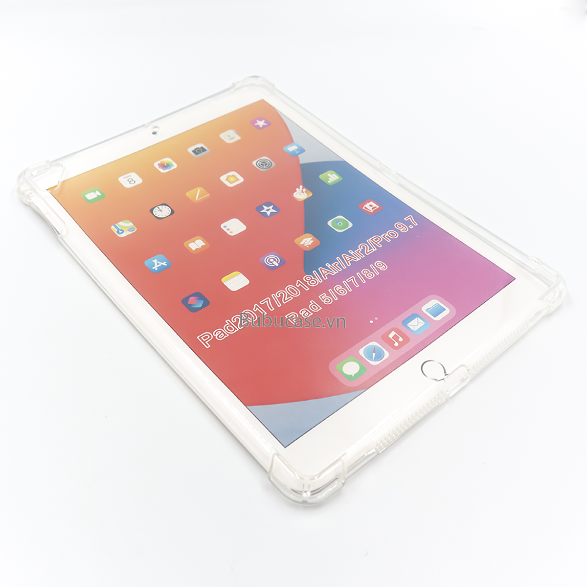 ỐP LƯNG DÀNH CHO CÁC DÒNG IPAD - CHỐNG SỐC GỜ 4 GÓC, CHẤT LIỆU TPU DẺO TRONG SUỐT
