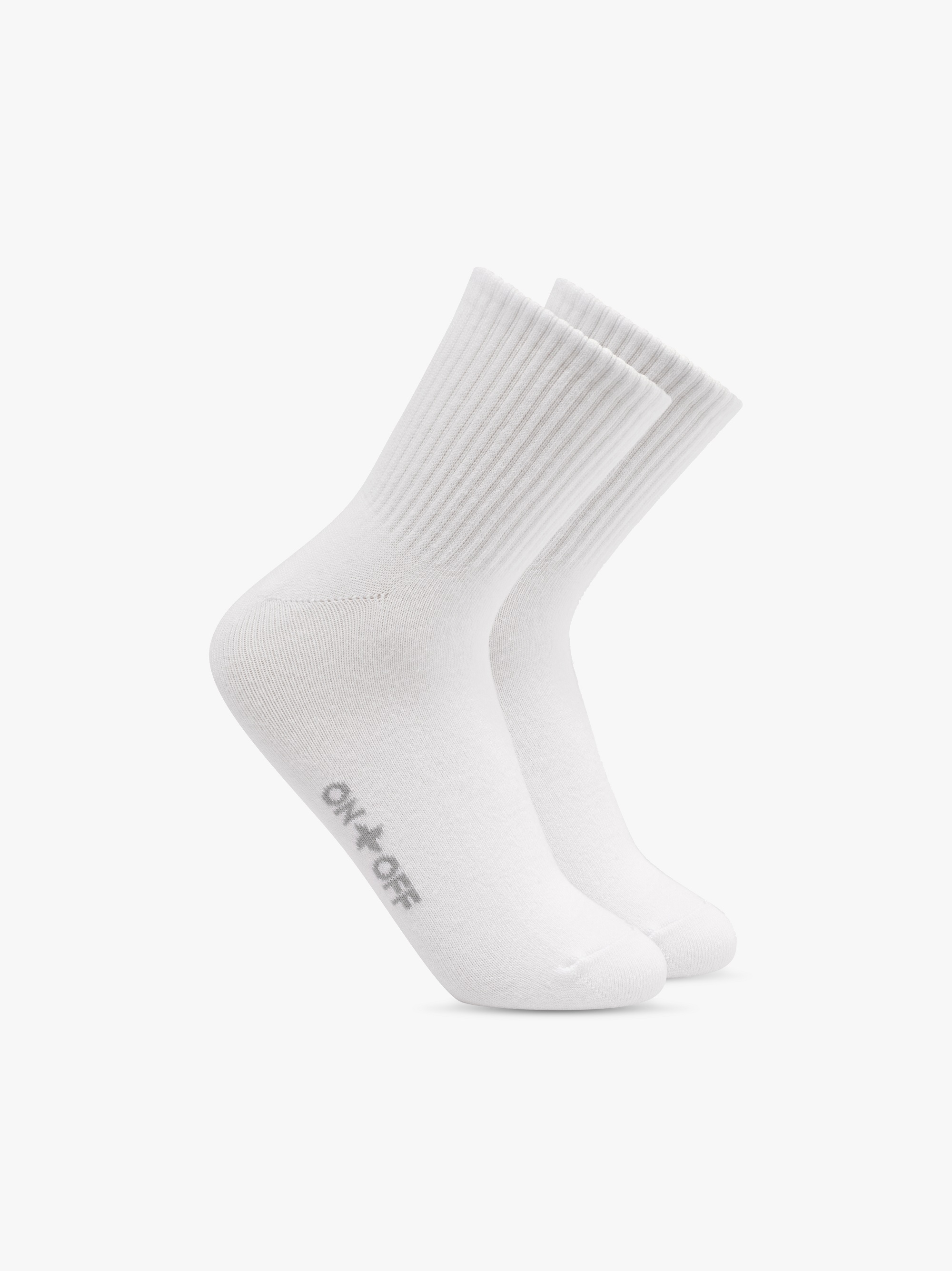 Tất vớ nam cổ trung cotton thoáng khí phong cách trẻ trung hiện đại ONOFF - 15AQ24A200