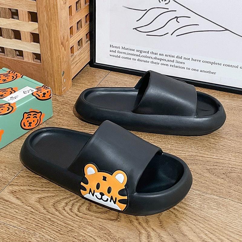 Dép Quai Ngang Hình Hổ Siêu Cute Chất Liệu Cao Su Non Cao Cấp, Đế Chắc Chắn, Dẻo Dai, Giúp Tăng 3Cm 024
