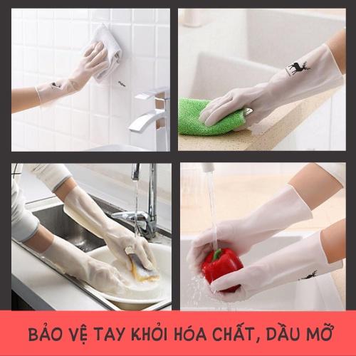 Găng Tay Hươu Siêu Dai - Bảo vệ đôi tay khỏi các công việc Rửa Chén, Giặt Giũ, Vệ Sinh Nhà Cửa.