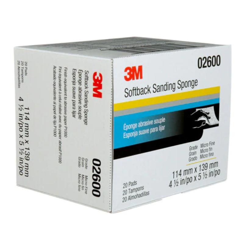 1 Tờ Nhám Xốp Mịn 3M 02600, 02601, 02602 Softback Sanding Sponge - HCM - Đà Nẵng - Vũng Tàu -Cần Thơ