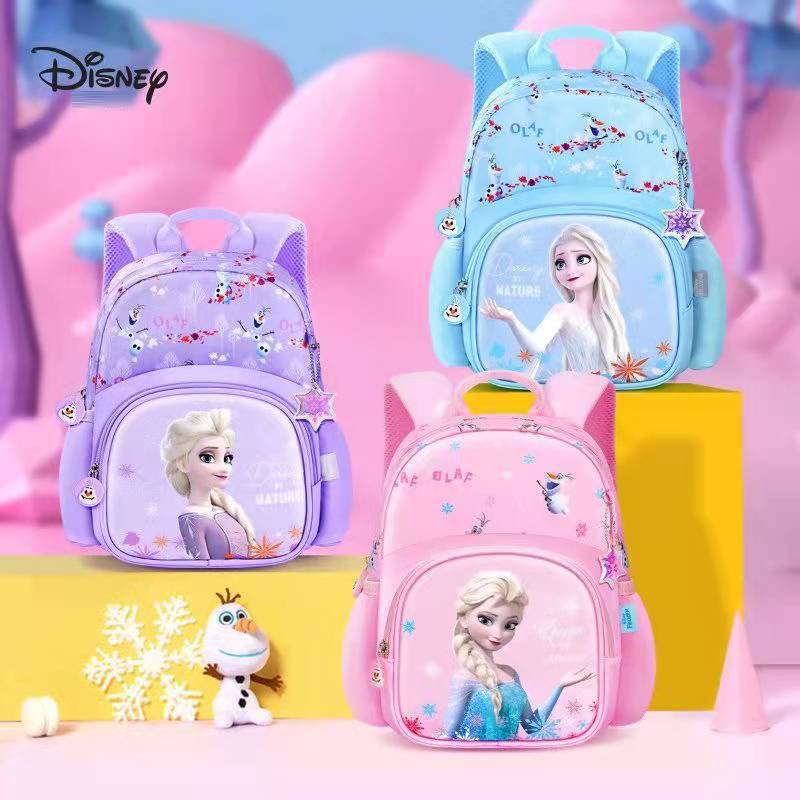 Ba lô trẻ em mẫu giáo Frozen công chúa Elsa hoạt hình bé gái 3-6 tuổi - BEE GEE HS1291
