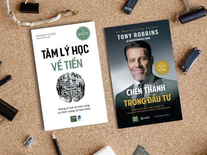 Combo 2 cuốn: Tâm Lý Học Về Tiền + Chén Thánh Trong Đầu Tư
