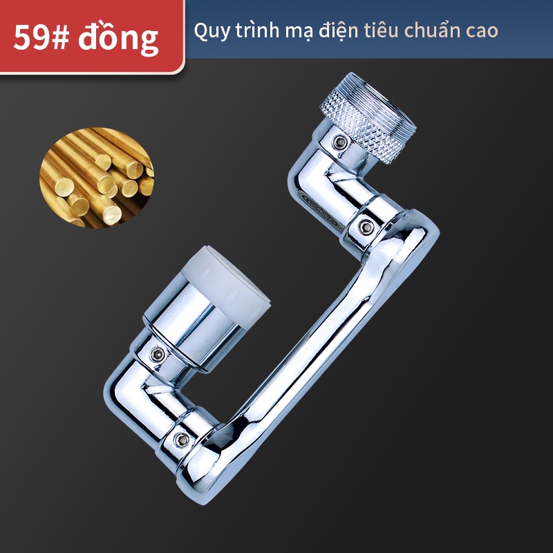 Đầu vòi nước tăng áp xuay 1080 độ ,Vòi nước lắp chậu rửa bát chén inox cao cấp tiện dụng