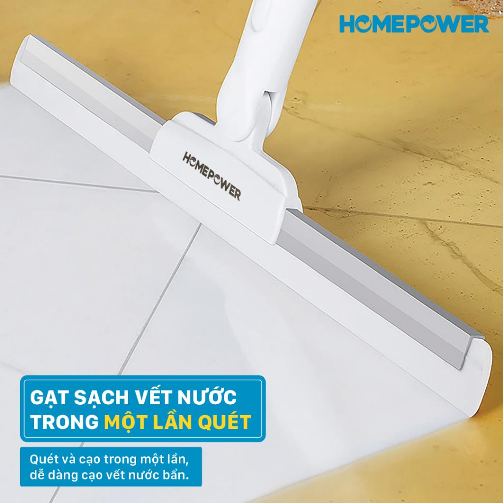 Cây Gạt Nước Đa Năng Homepower ST-35 / ST-55 Chổi Gạt Kính, Gạt Nước Sàn Nhà Lưỡi Gạt TPR Xoay 180 Độ