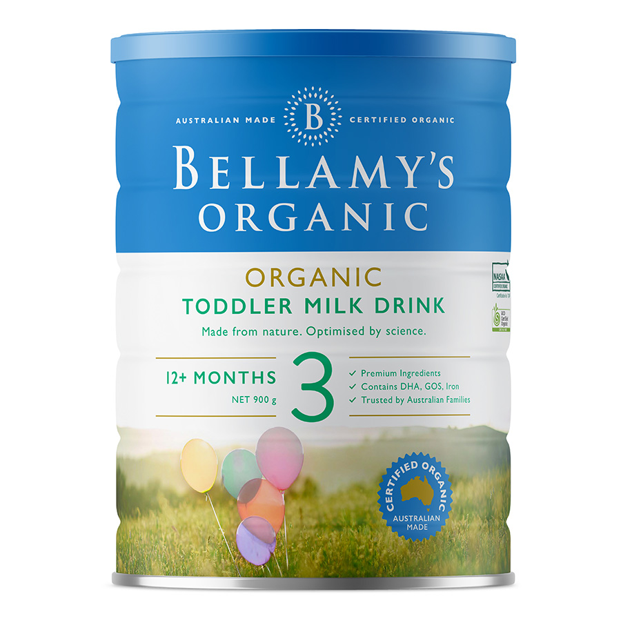 Sữa Công Thức Hữu Cơ Bước 3 Bellamys Organic 900G