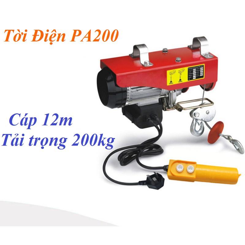 Máy tời Điện 200kg, máy tời điện thuận tiện cho nâng hạ hàng hóa