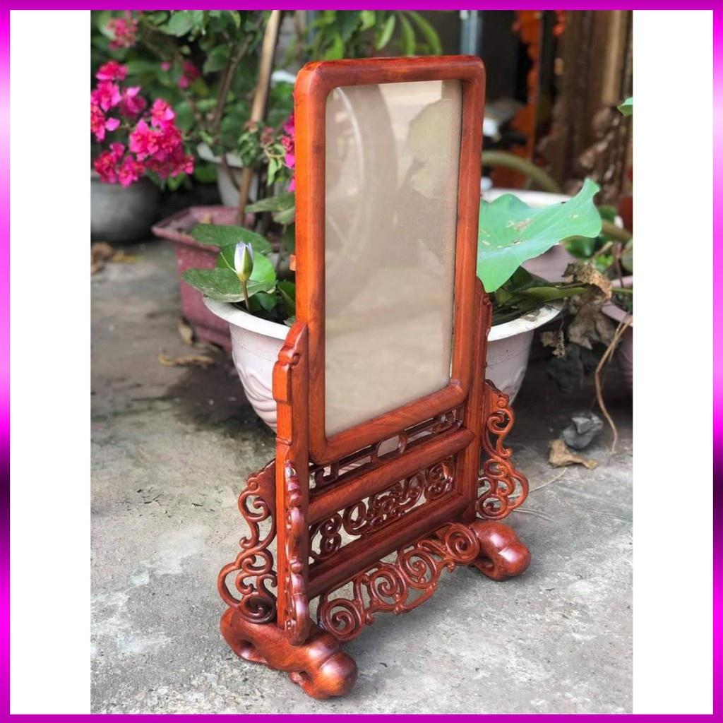Khung ảnh thờ chiện tròn, gỗ hương ta cực đẹp