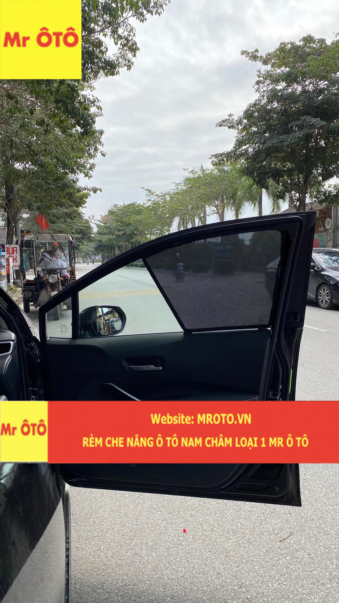 Rèm Che Nắng Xe Toyota Altis 2022-2023 Hàng Loại 1 MR Ô TÔ