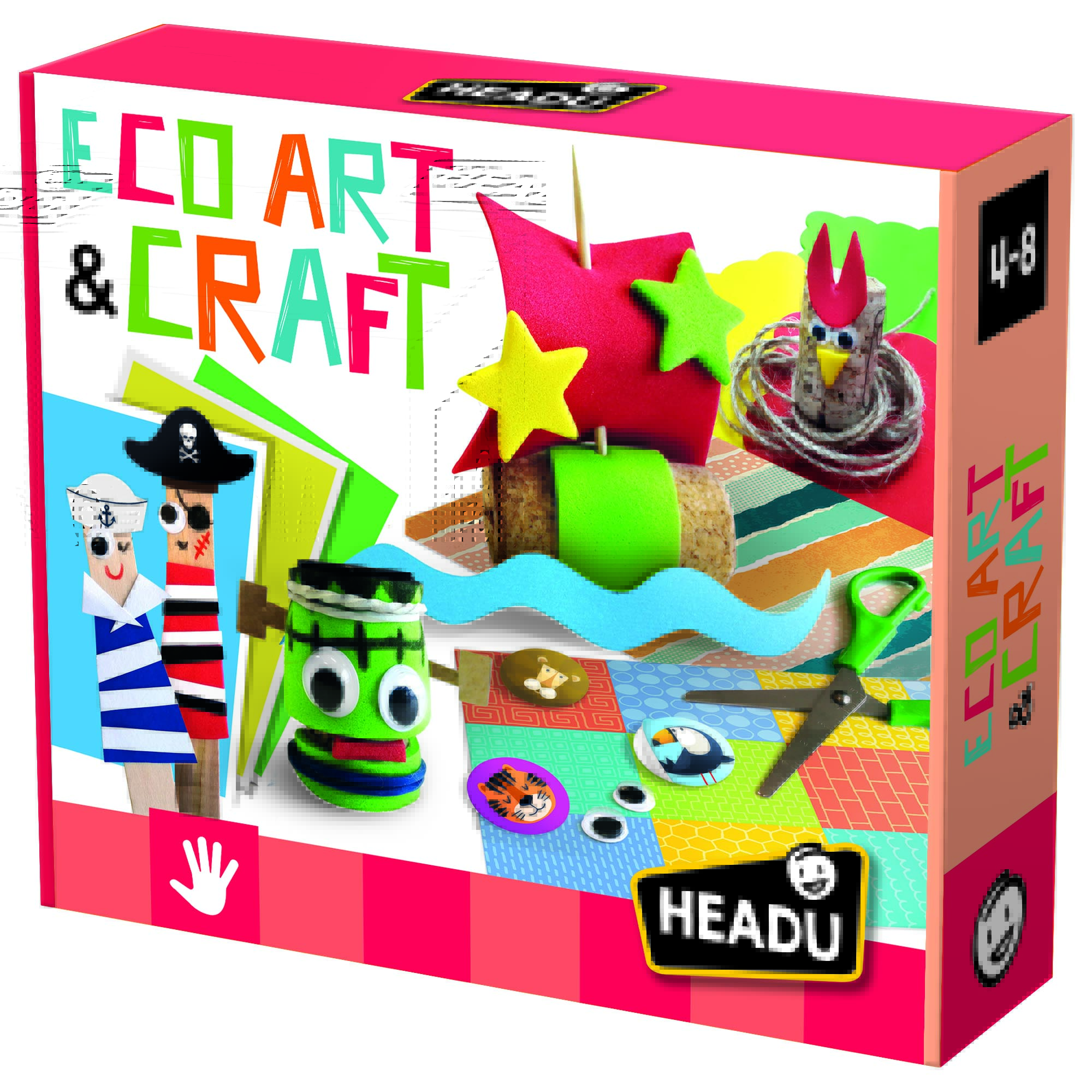 ECO ART & CRAFT - Bộ thủ công giúp trẻ sáng tạo nghệ thuật và phát triển trí thông minh thể chất và khéo léo cho trẻ từ 4 – 8 tuổi