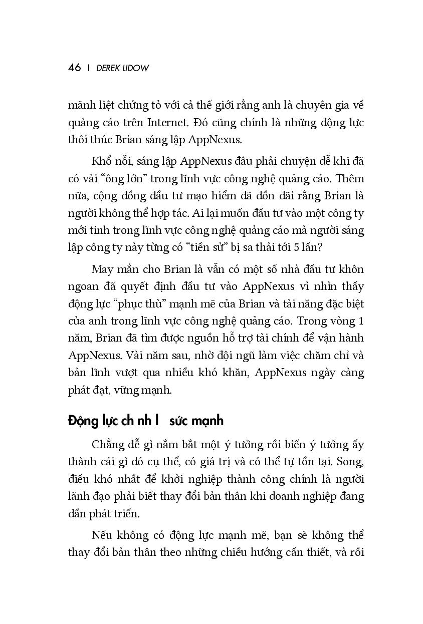 Thuật Lãnh Đạo Khởi Nghiệp - xây dựng một doanh nghiệp từ ý tưởng kinh doanh ban đầu đến lúc doanh nghiệp ấy có thể tạo ra lợi nhuận và tự tồn tại