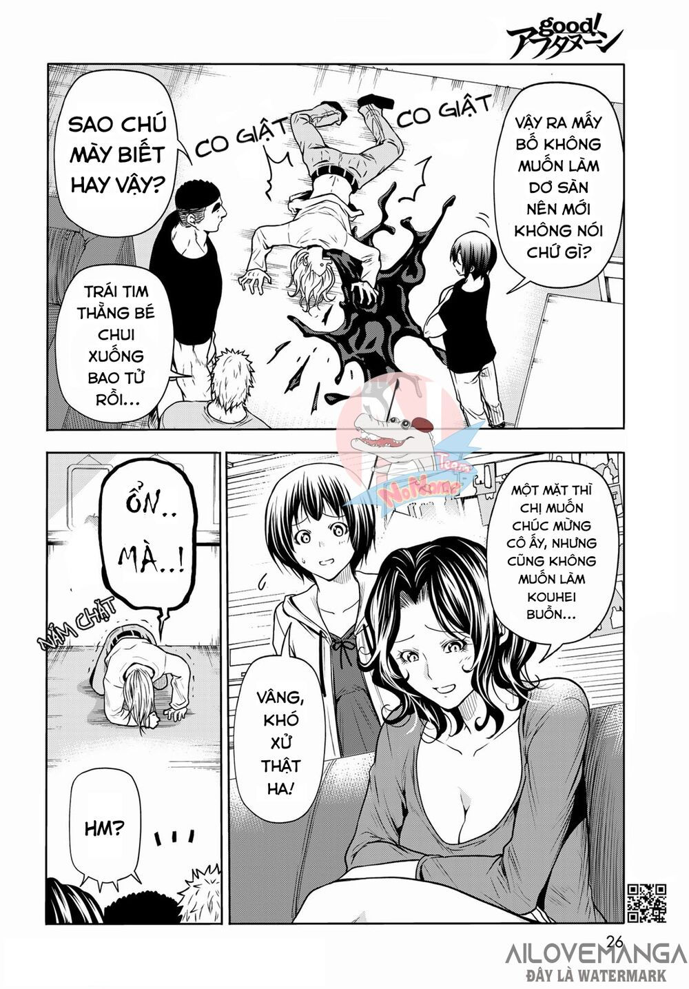 cô gái thích lặn - grand blue chapter 72.1 4