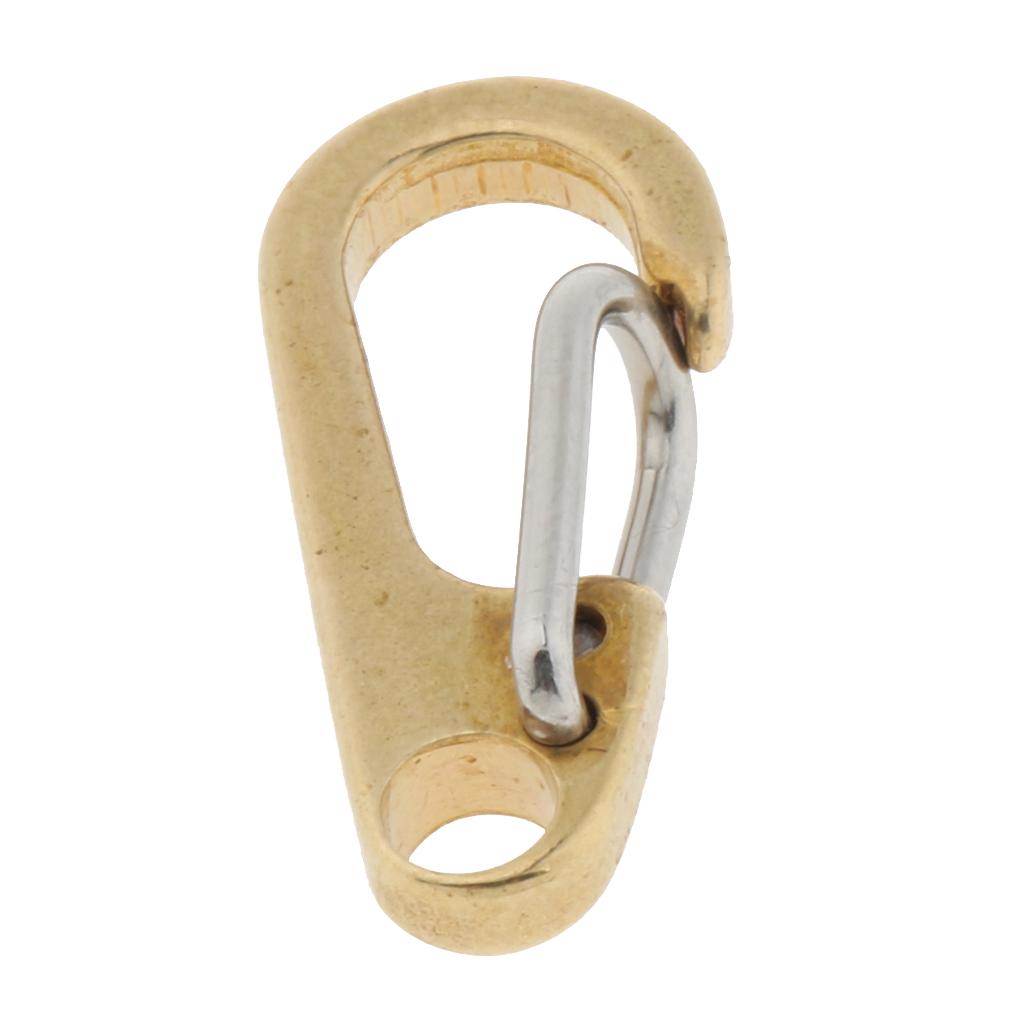 Quickdraw Spring Snap Clip Hook Key Carabiner Keychain Hanging Buckle Clasps