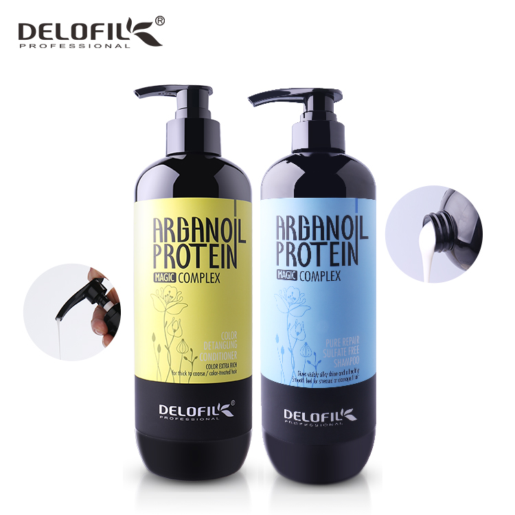 Trọn bộ 3 sản phẩm dầu Gội Xả phục hồi dưỡng ẩm DELOFIL- tặng kèm tinh dầu dưỡng tóc 40ml