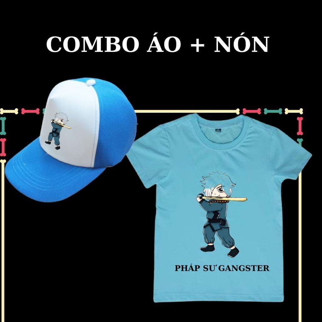 Sét áo pháp sư Gangster trẻ em, kèm mũ lưỡi trai pháp sư, đủ màu sắc, đủ size áo