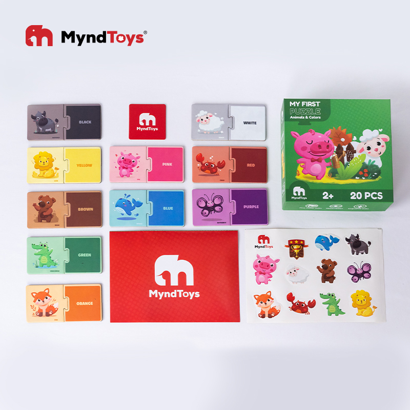 Đồ Chơi Xếp Hình Ghép Cặp MyndToys - My First Puzzle (Cho Bé Từ 2 Tuổi - Nhiều Chủ Đề)