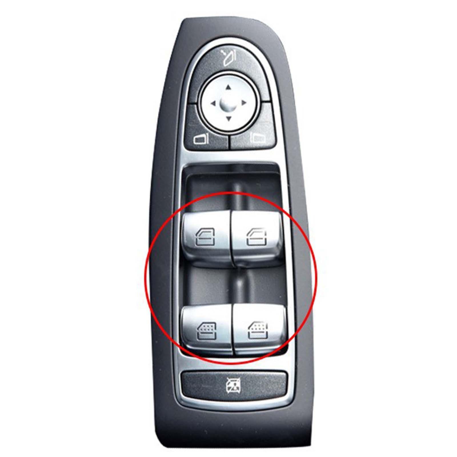 4x Window Switch Button  Button Auto Button ,Replacement ,Durable ,Accessories for  Window Switch Cap Repair Car