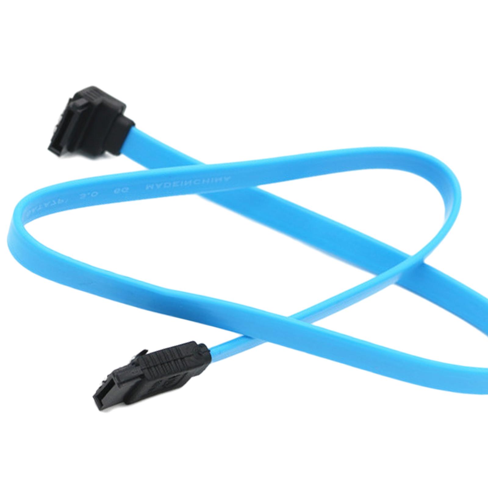 SATA 3.0 SATA III 6GB Data Cable with PVC Cable Jacket Foamed Polyolefin Insulation for SATA HDD PC Desktop Computer Motherboard