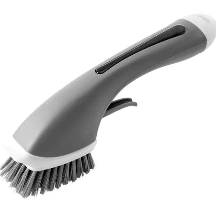 Chổi cọ vệ sinh kèm bình xịt xà phòng