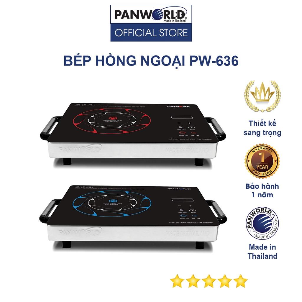 Bếp hồng ngoại đơn Panworld PW-636 nhập khẩu Thái Lan - Hàng chính hãng