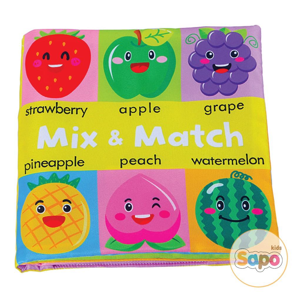 Sách Vải Lakarose Mix &amp; Match, Sách Vải Cho Bé