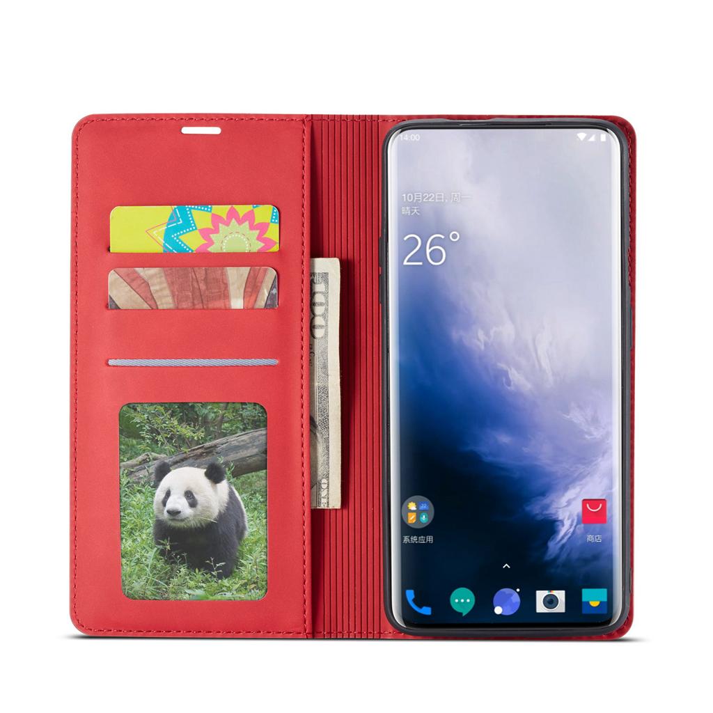 PU Leather Phone Protector Cover Case For OnePlus 7 Pro