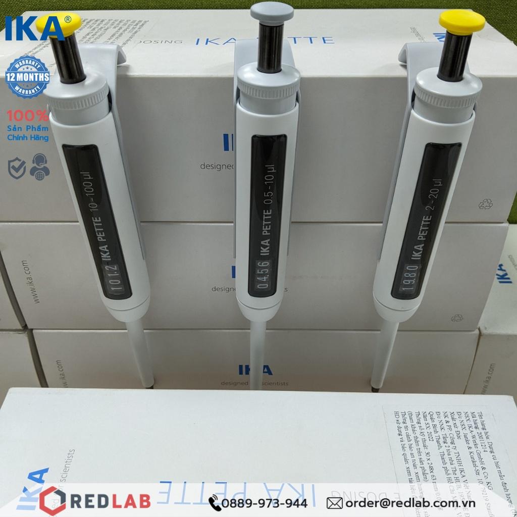 Dụng cụ hút mẫu lỏng Micropipet IKA Đức 0.1-2µl, 0.5-10µl, 2-20µl, 10-100µl, 20-200µl, 100-1000µl, 0.5-5ml, 1-10ml