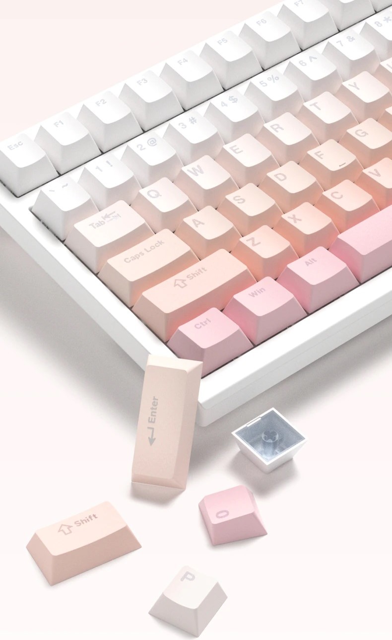 Bàn phím máy tính  FL-Esports FL100CPM (Sakura Pink/White Olivia/Marsmallow)_Mới, Hàng chính hãng