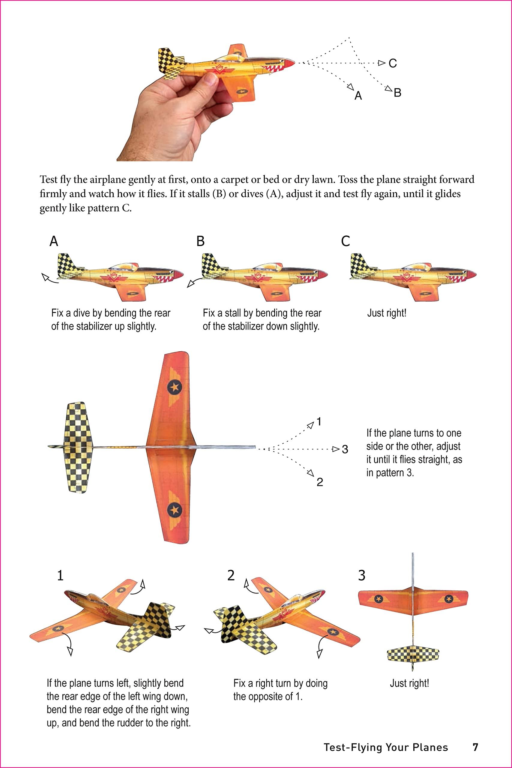 Scale Model Paper Airplanes Kit: Iconic Planes That Really Fly! Slingshot Launcher Included