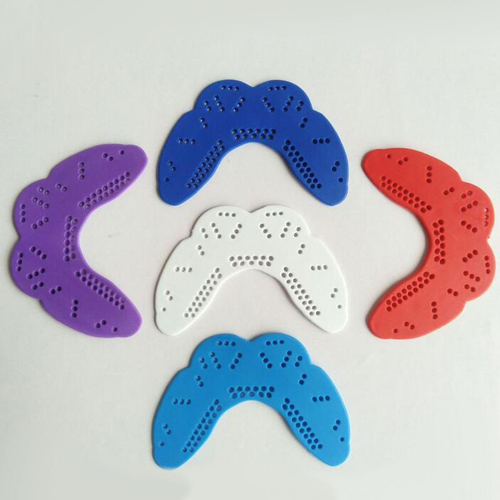 Adult Mouth Guard Gum Shield Teeth Protector For Boxing Hockey Football Basketball Purple Blue Black White