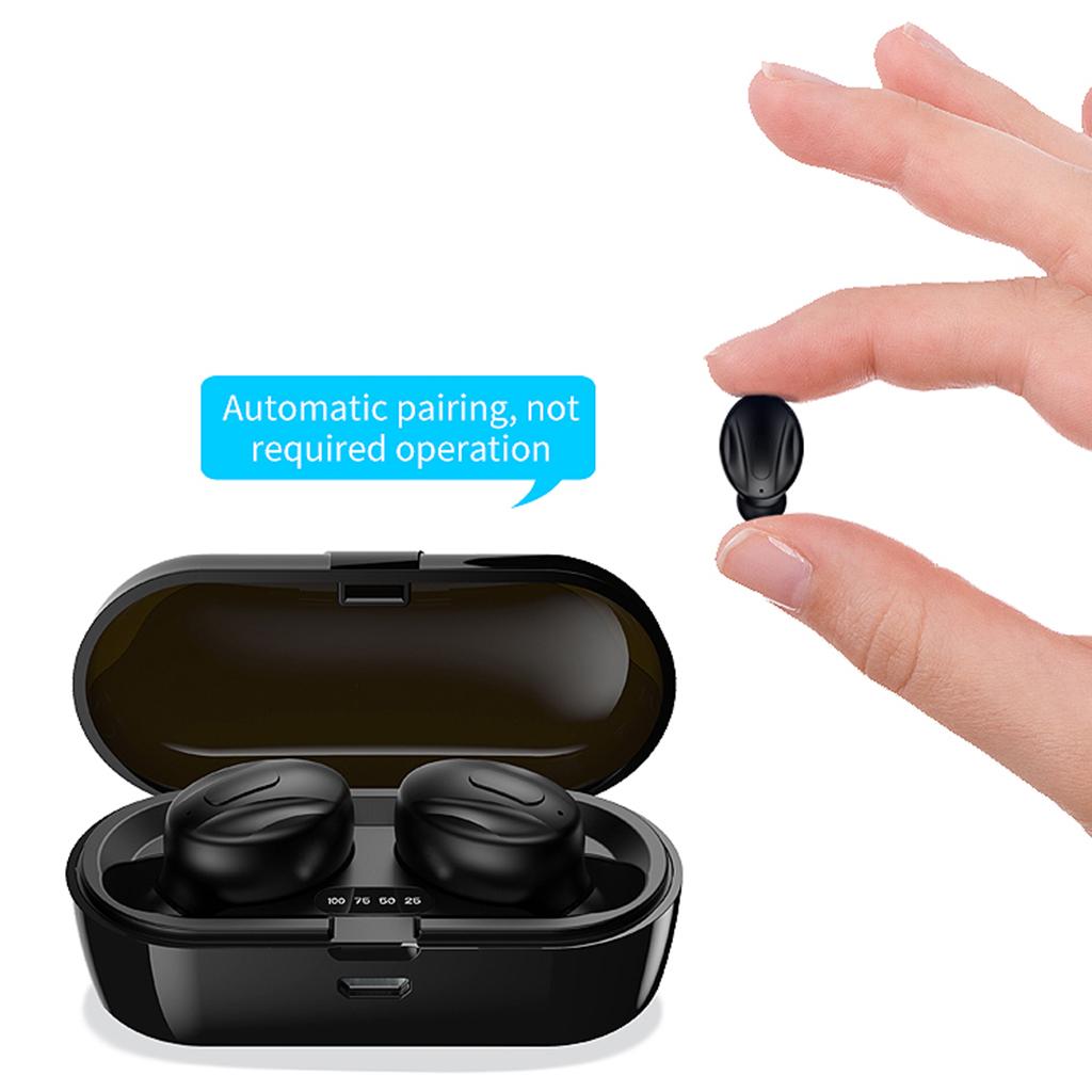 Wireless Earbuds Bluetooth 5.0 with Charging Case Waterproof TWS Stereo Noise Cancelling Headphones in Ear Built in Mic Headset