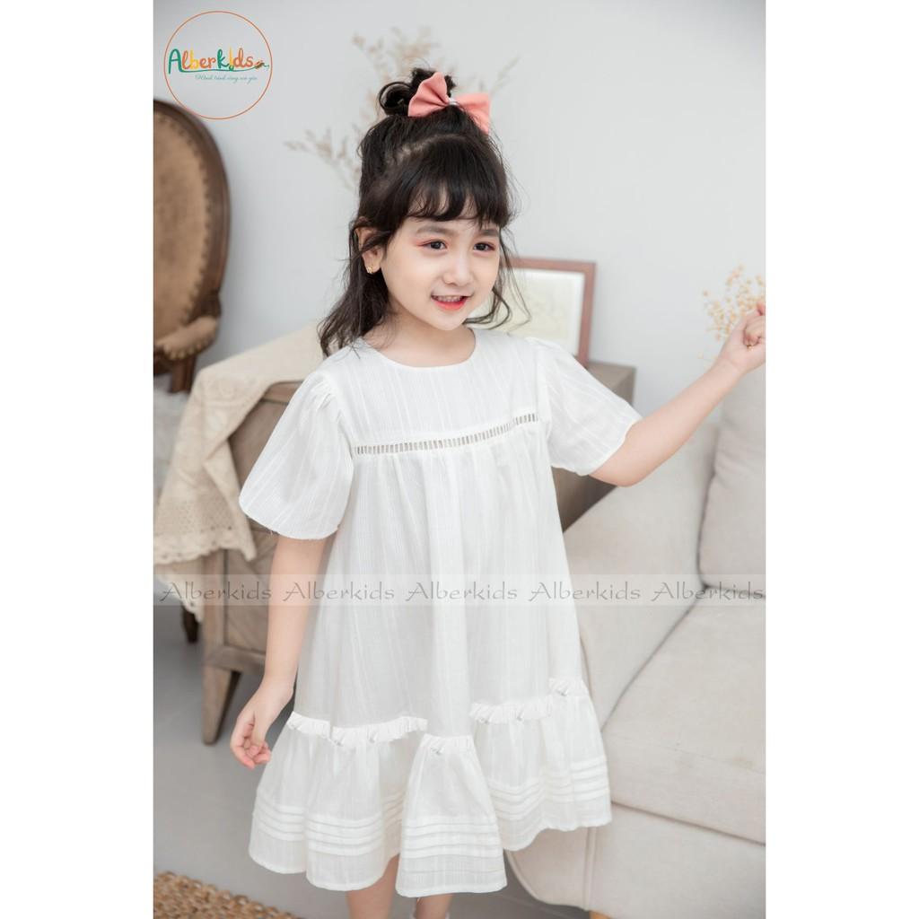 Váy cho bé gái ALBER KIDS công chúa trắng Elsa xinh đẹp Angel Dress cho trẻ em 2,3,4,5,6,7,8,9,10,11,12 tuổi [V14