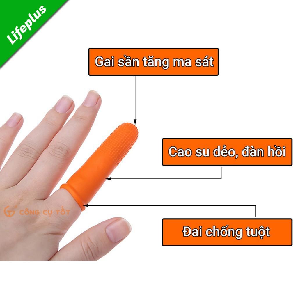 Túi 100 Bao ngón tay bằng cao su giúp bảo vệ ngón