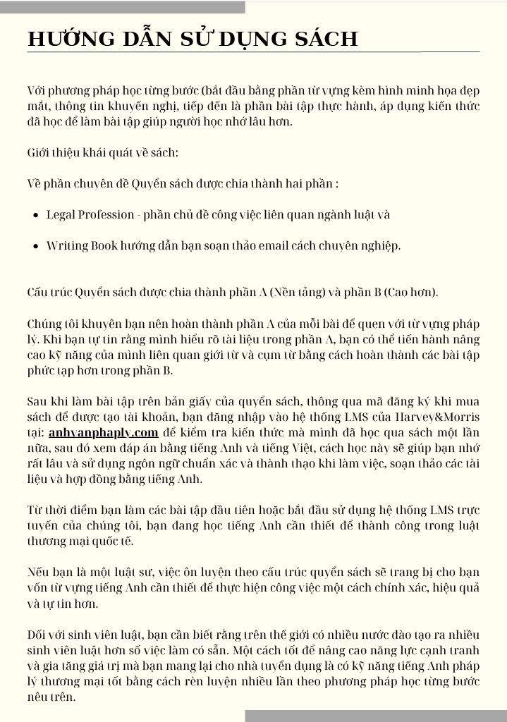Nghề Luật/Legal Profession