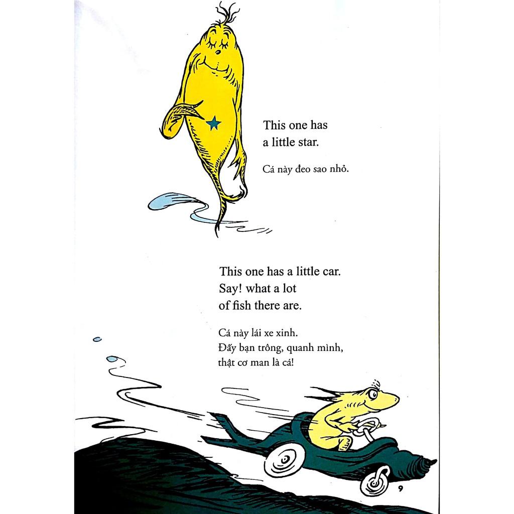 Sách-Dr.Seuss-One fish,two fish,red fish,blue fish-Một cá,hai cá, cá đỏ đỏ, cá xanh xanh(song ngữ anh-việt)