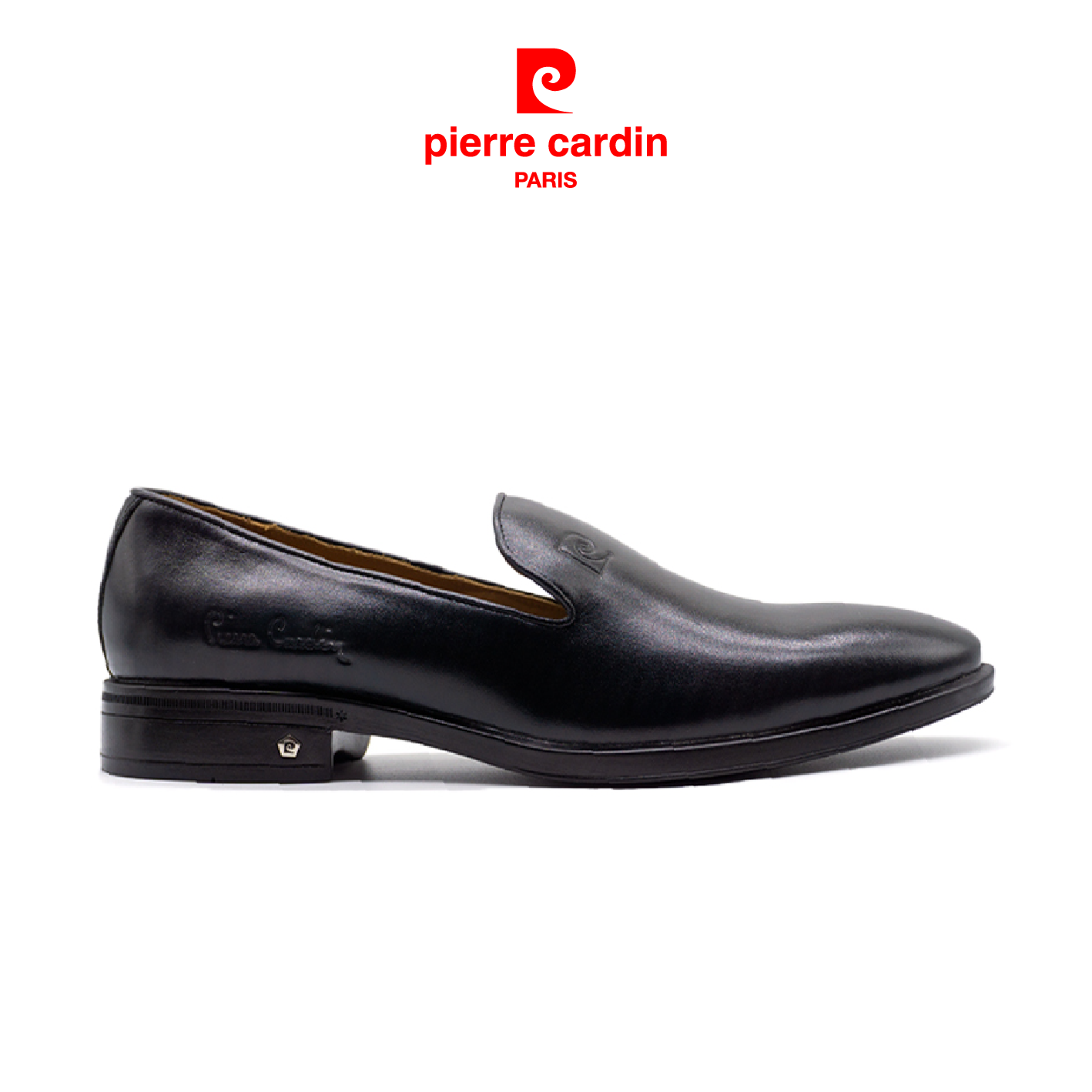 Giày Nam Công Sở không dây Pierre Cardin da bò PCMFWL730BLK