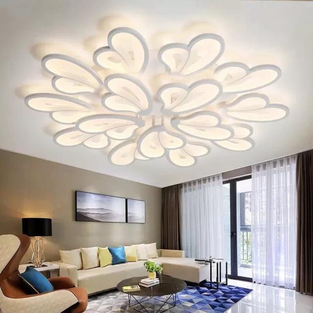 Đèn LED Mâm Ốp Trần MN063/12+15 , Đèn trần Phòng Khách, Đèn trần buồng ngủ - 3 cách thức Sáng DT