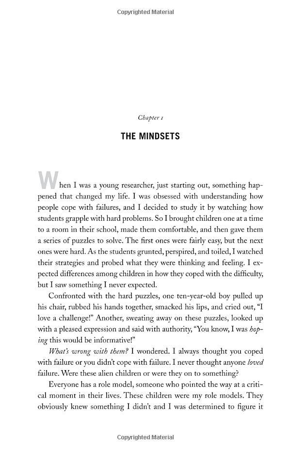 Mindset : The New Psychology of Success