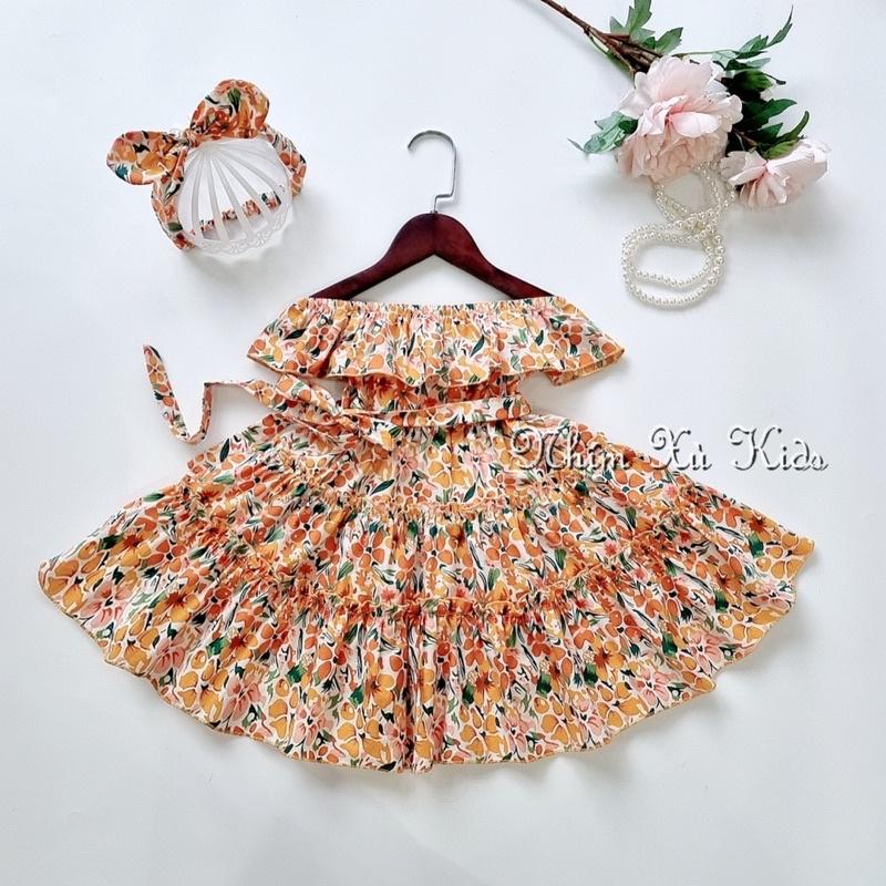 Váy Maxi Mẹ Và Bé Gái 4 Đến 64kg, Đầm Bé Gái Chất Thô Cotton Mát Rượi