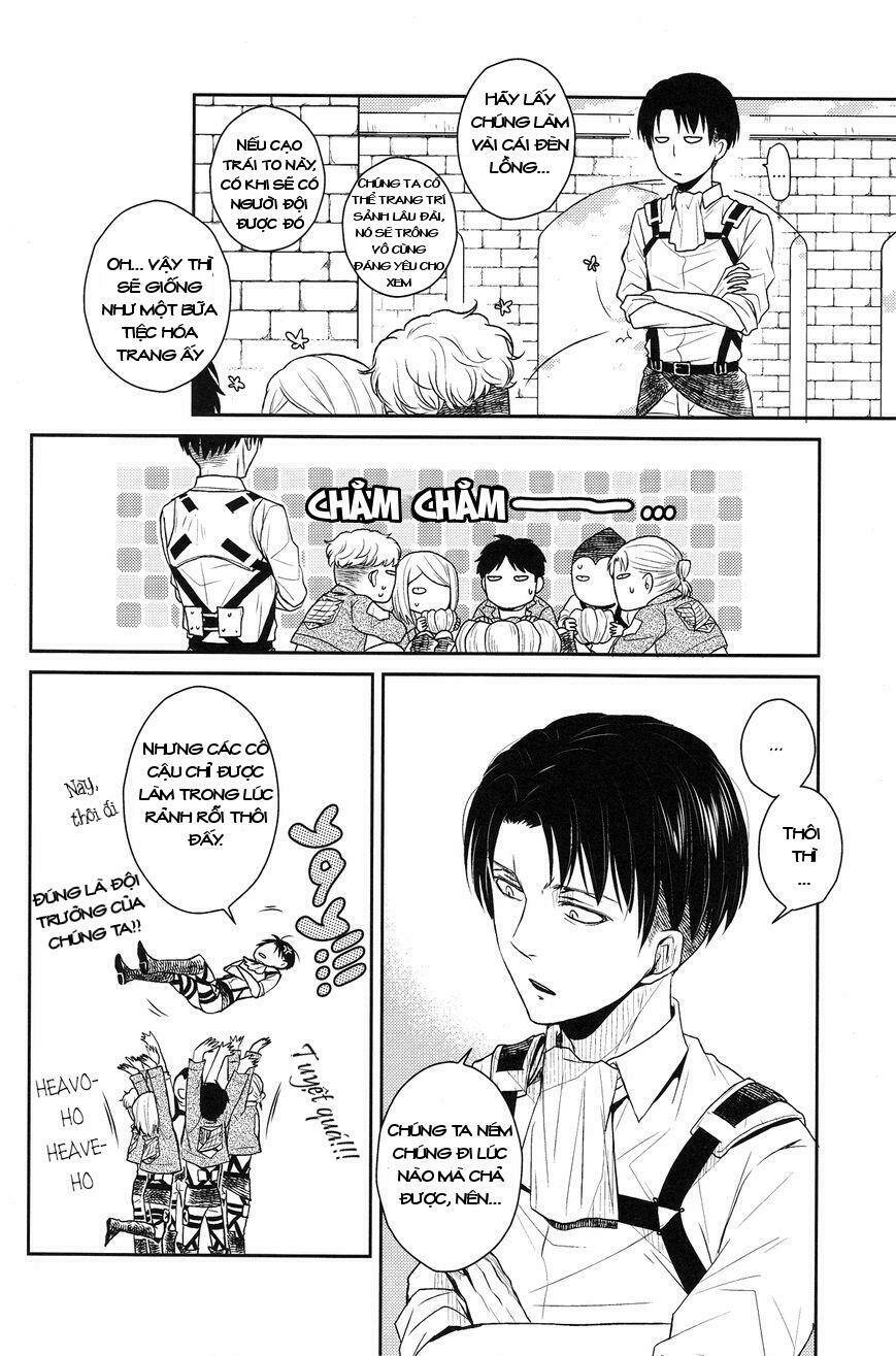 doujinshi về đội trưởng levi: hóa trang chapter 1 9