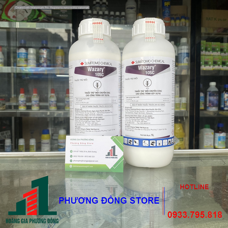 Thuốc diệt mối và phòng mối Wazary 10SC