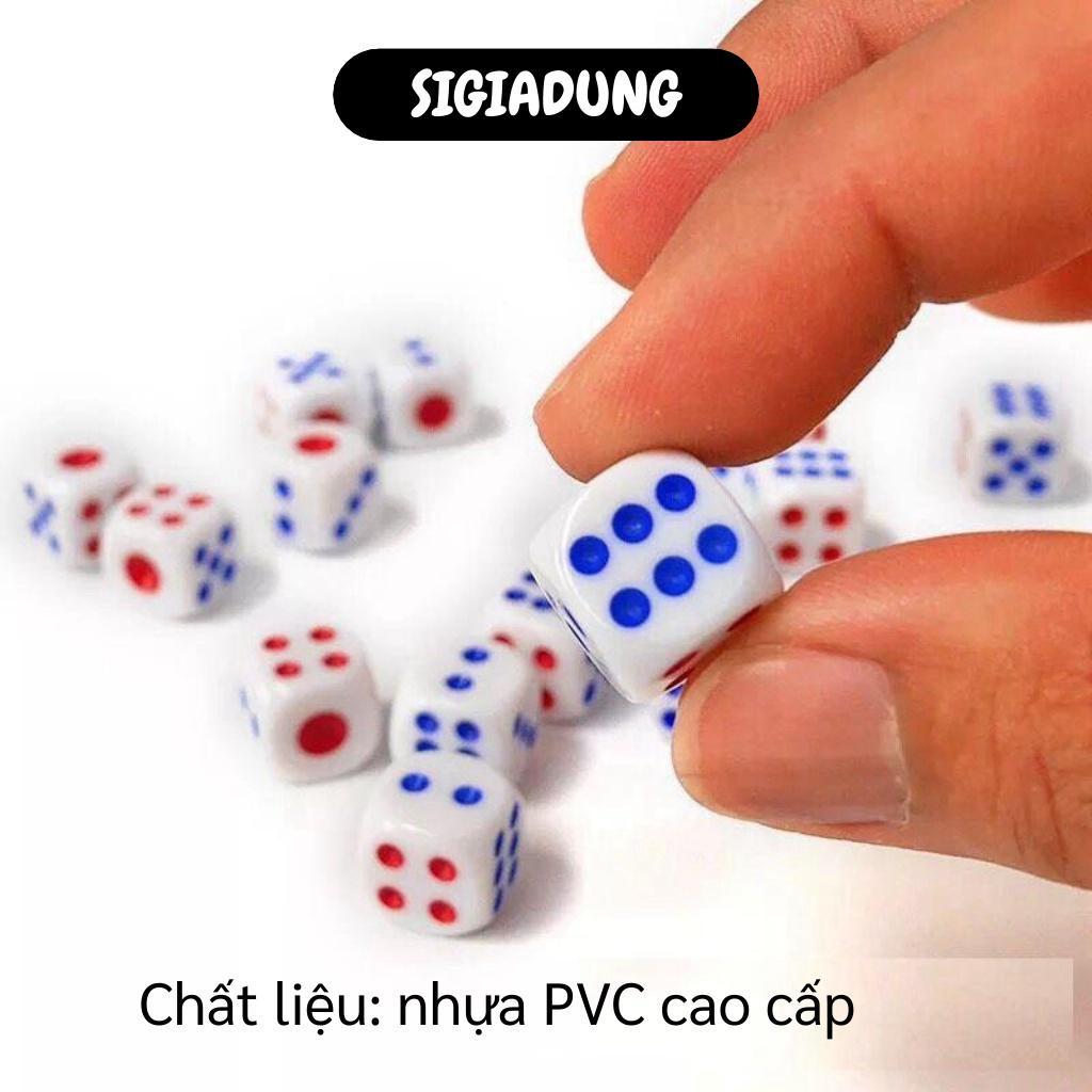 Xúc Xắc - Combo 10 Viên Xí Ngầu 6 Mặt Chơi Cá Ngựa Tiện Lợi 8579