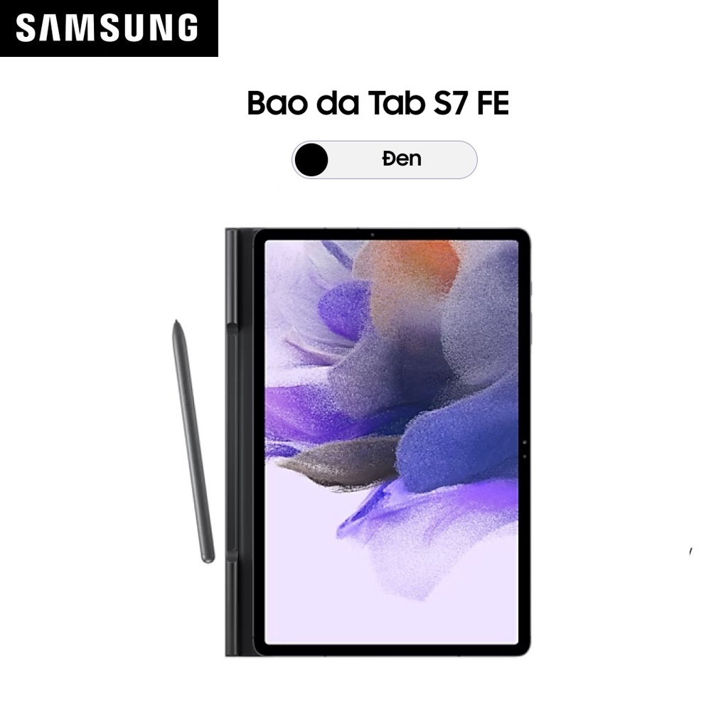 Bao Da Samsung Galaxy Tab S7 Plus / S7 FE và S8 Plus Book Cover - Hàng Chính Hãng