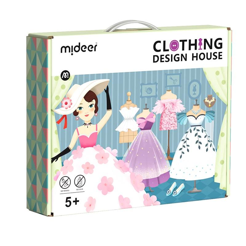 Đồ chơi thiết kế  thời trang Mideer Clothing Design House  tại nhà dụng cụ may vá thủ công cho bé