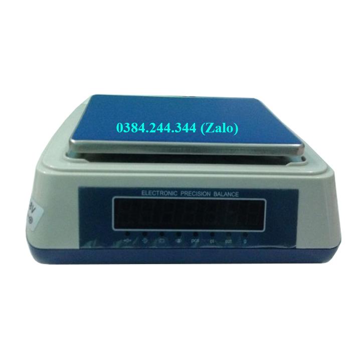 Bộ sản phẩm cân điện tử kỹ thuật 1 số lẻ Kendy TBED mức cân tối đa 2000g, độ chia 0.1g kết nối màn hình hiển thị phụ