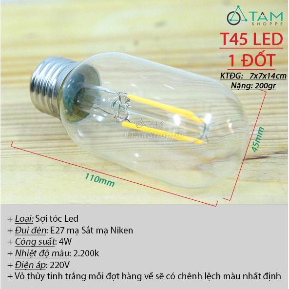 Bóng đèn Edison Led chia đốt